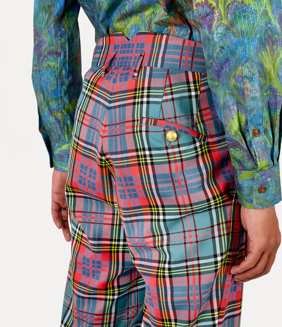 Vivienne Westwood Cropped Cruise Trousers in TARTAN